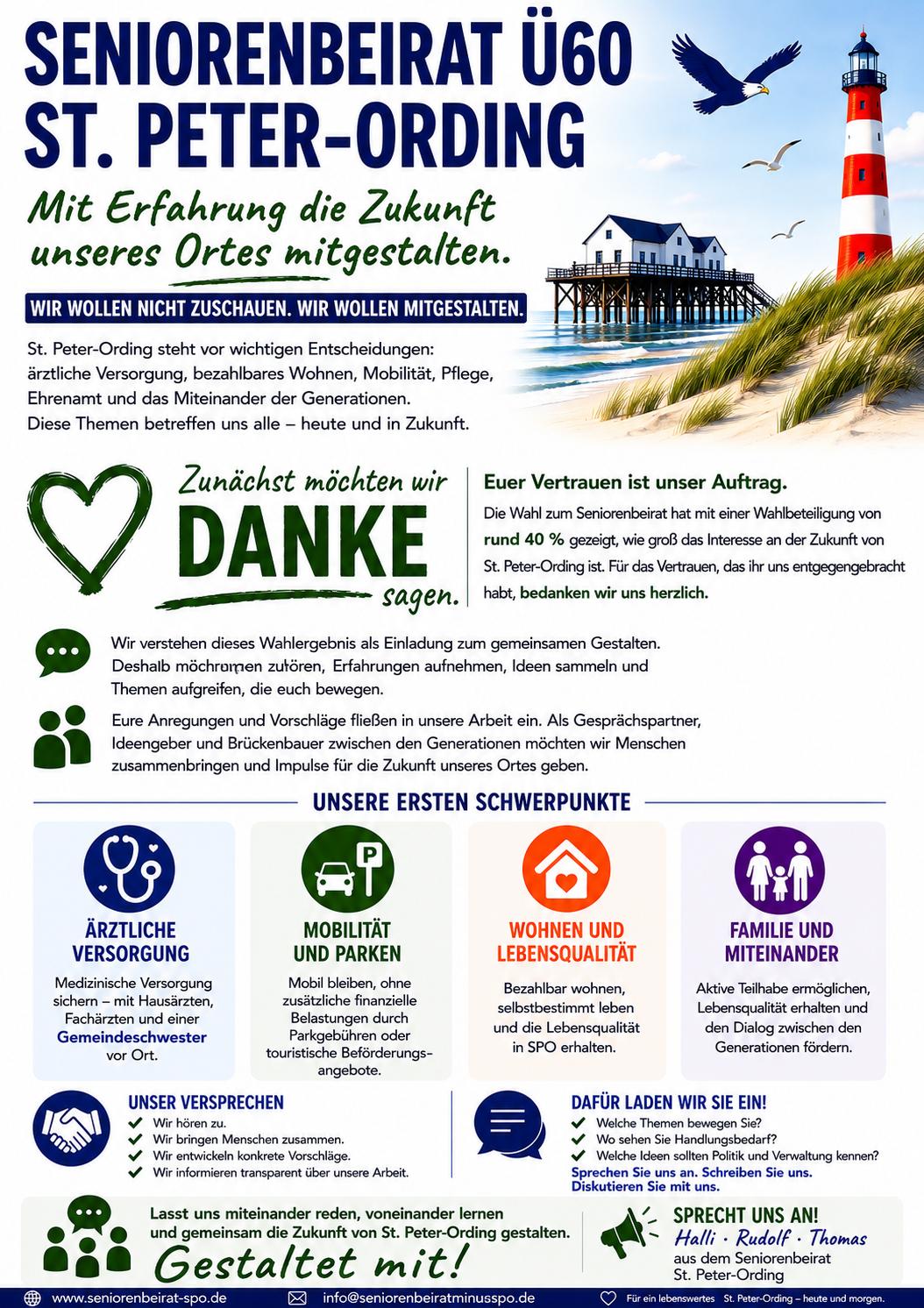 Eiderkurier Artikel über den Seniorenbeirat SPO